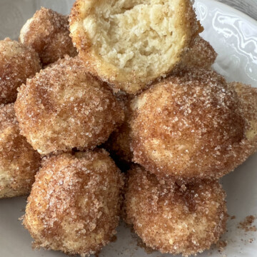 cinnamon sugar bagel bites