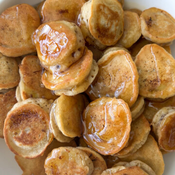 mini banana pancake bites