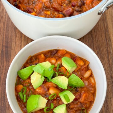 vegan pumpkin chili