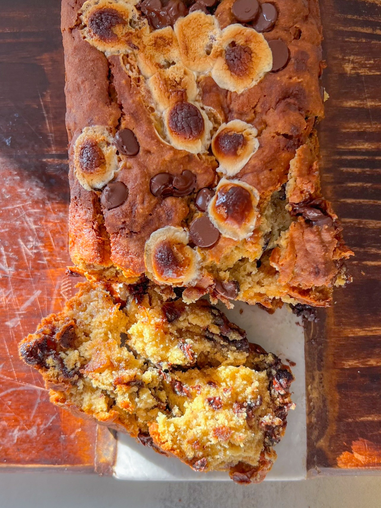 smores banana bread