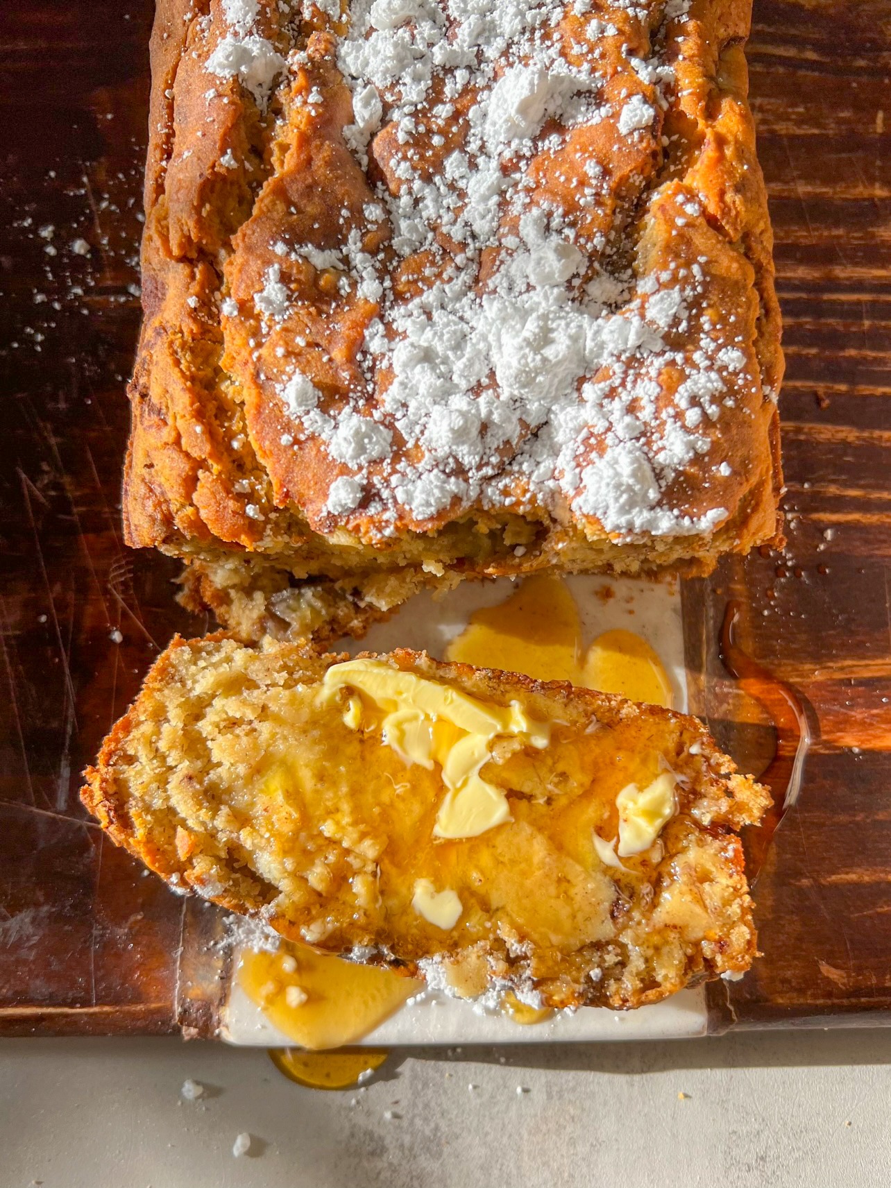 french toast banana bread