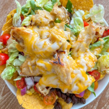 vegan chicken nachos