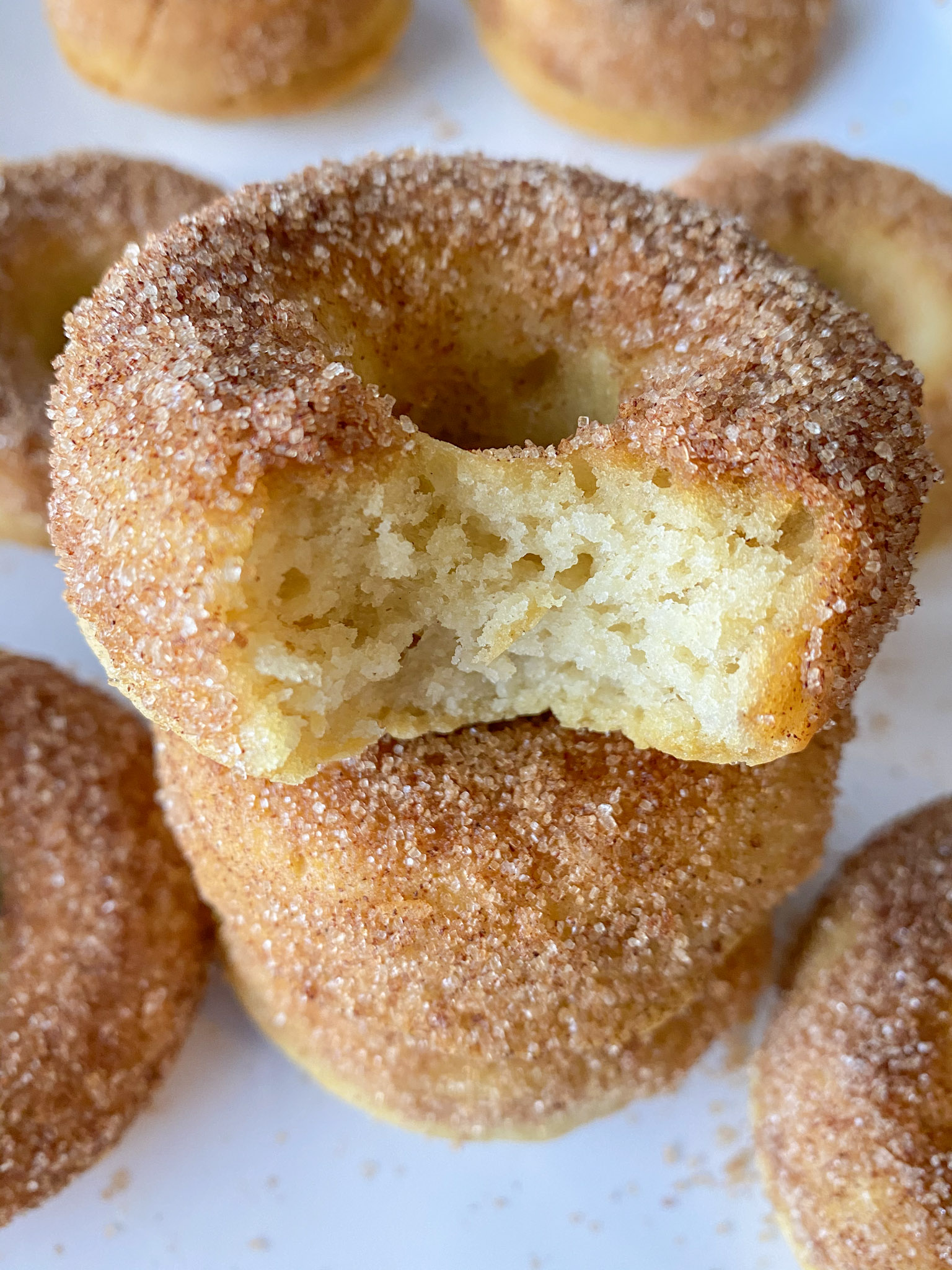 Vegan Cinnamon Sugar Donuts