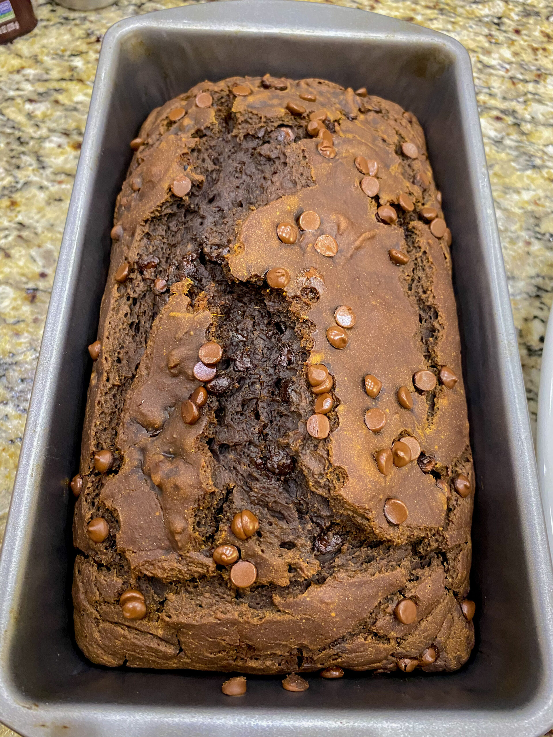 One Bowl Vegan Chocolate Pumpkin Bread