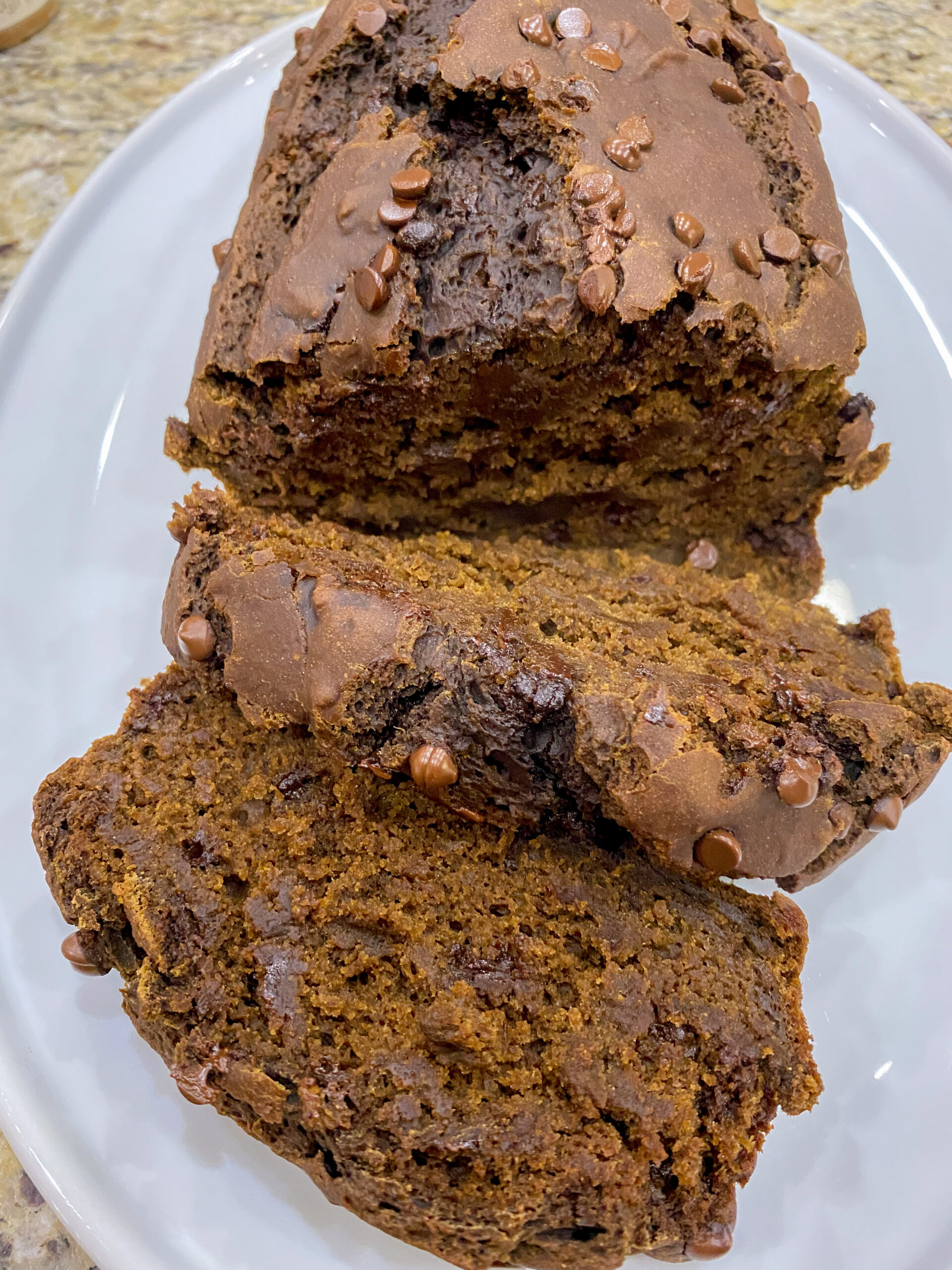 One Bowl Vegan Chocolate Pumpkin Bread