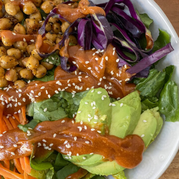 peanut sauce salad