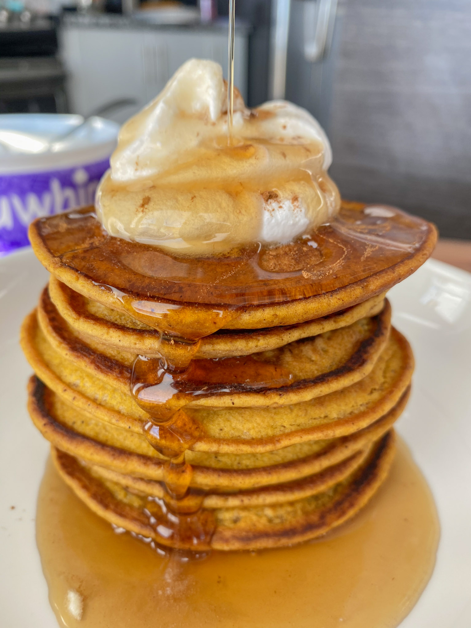 Vegan Pumpkin Pie Pancakes