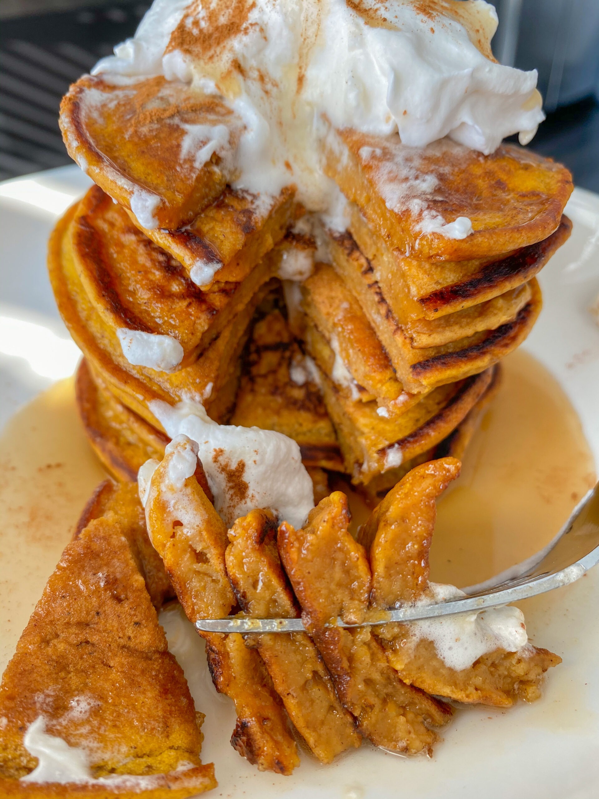 Vegan Pumpkin Pancakes