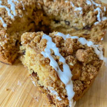 Maple & Brown Sugar Vegan Coffee Cake