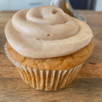 Vegan Sweet Potato Cupcakes with Cinnamon Butter Cream