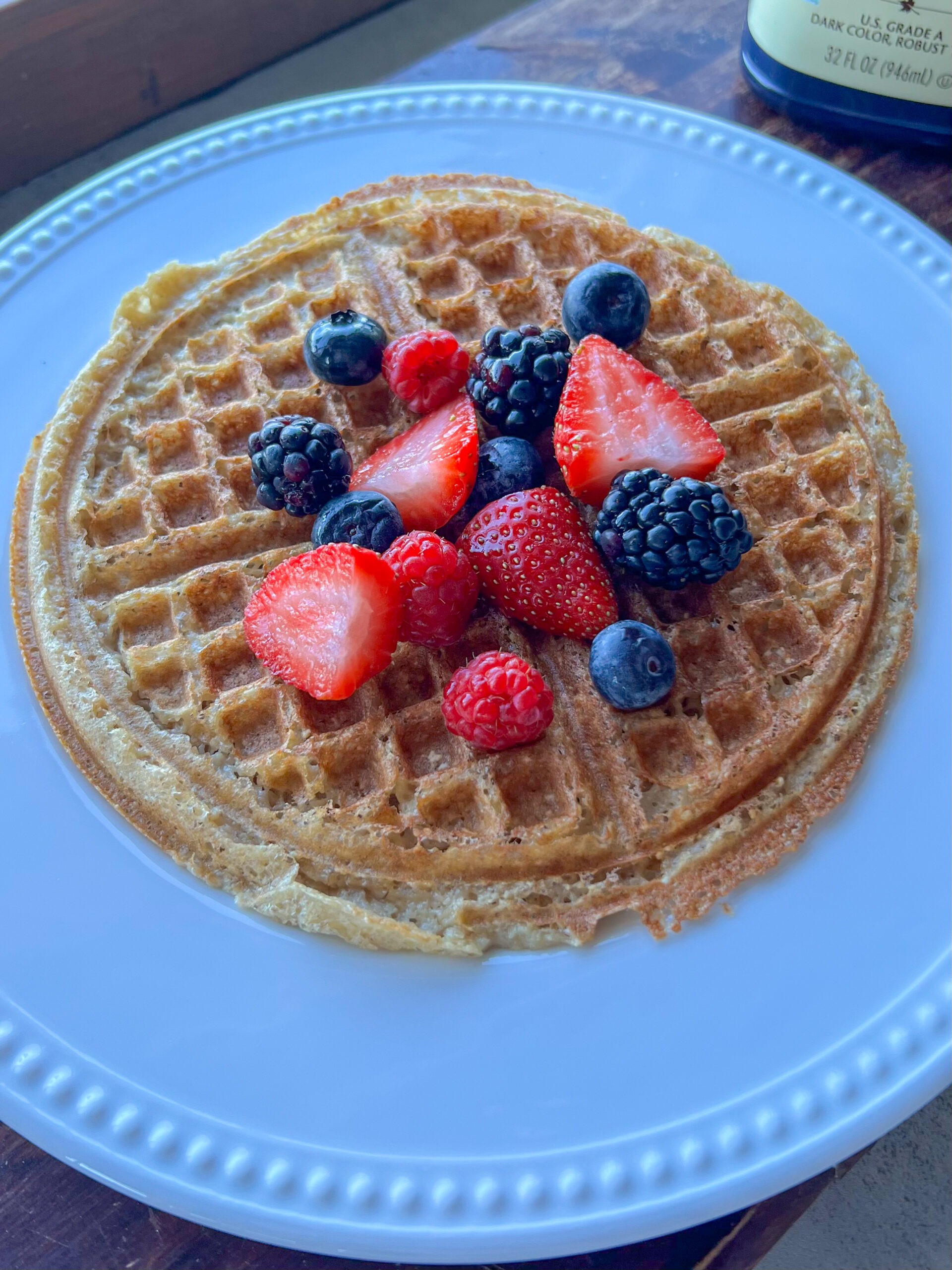 easy oatmeal waffles