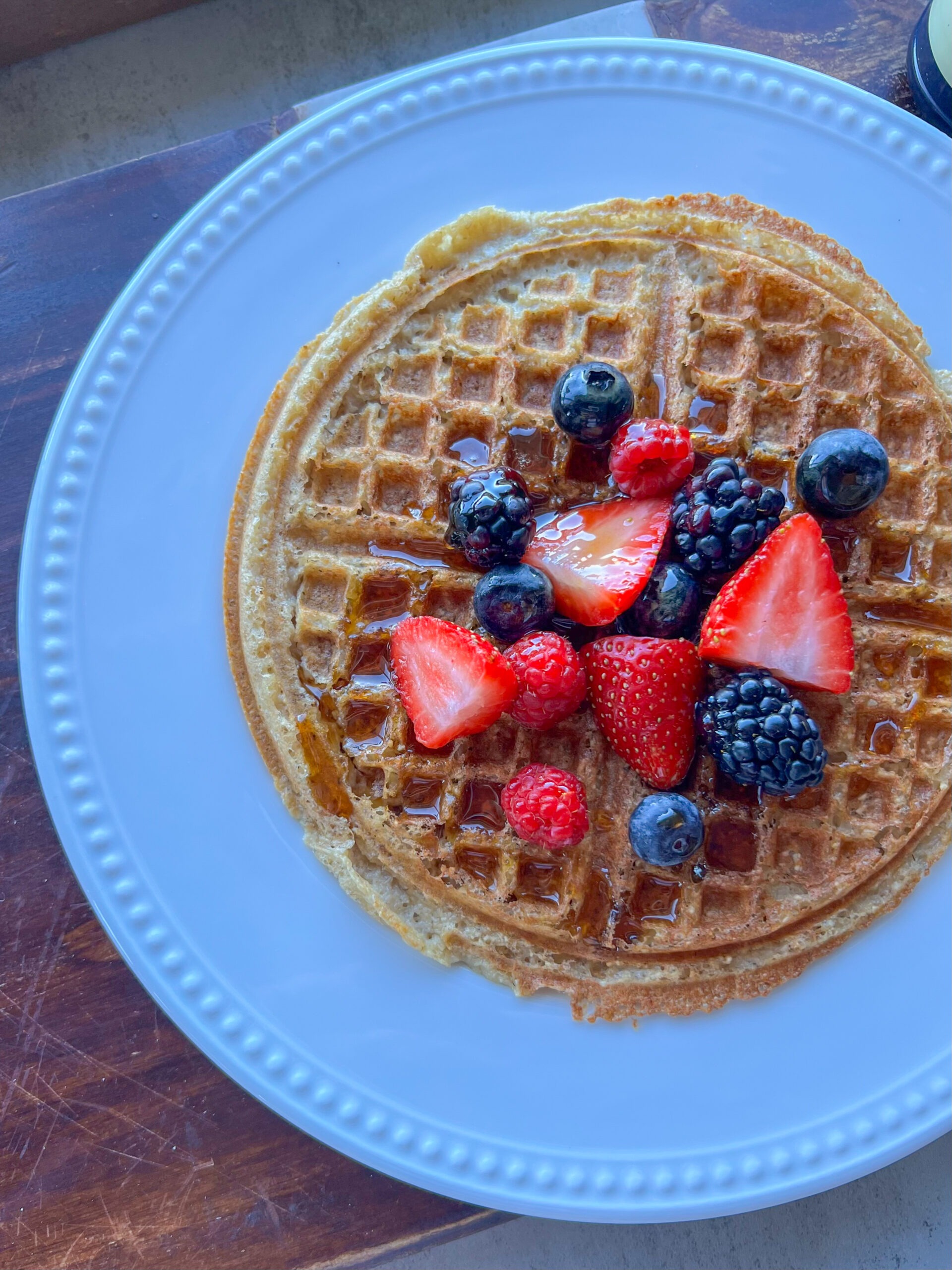 easy oatmeal waffles