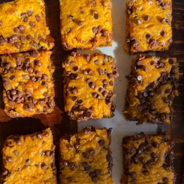 chocolate chip pumpkin bars