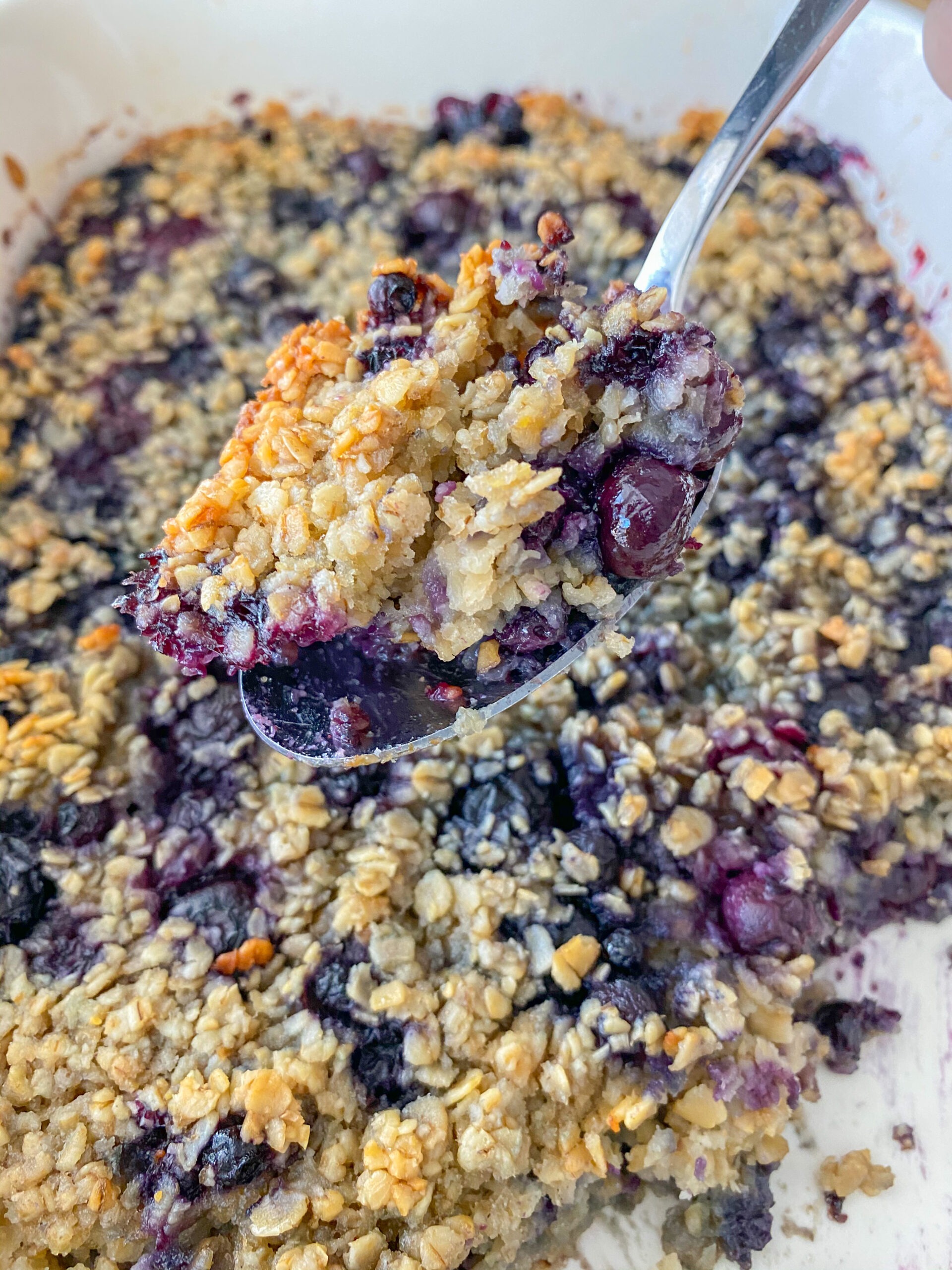 blueberry baked oats