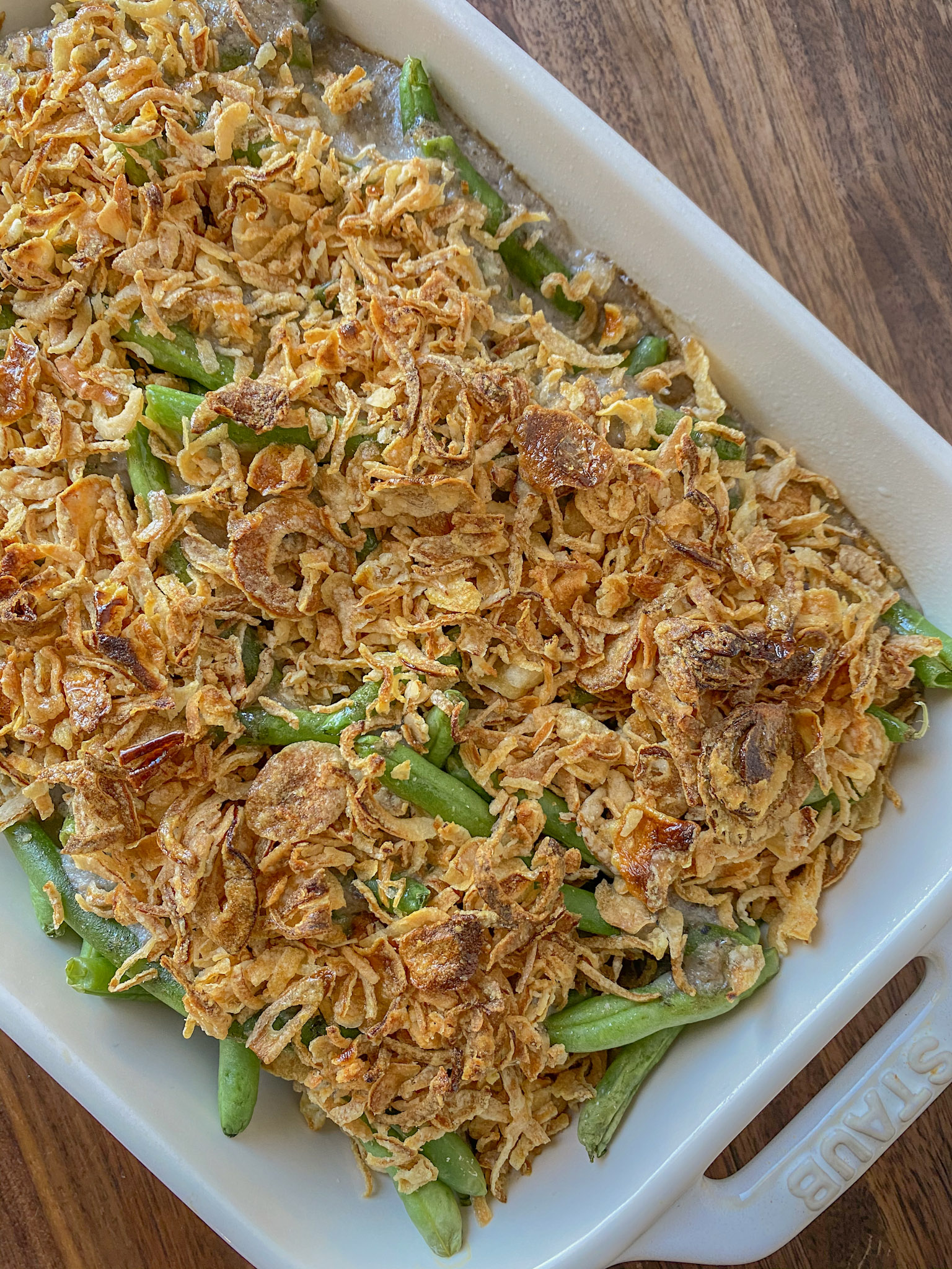 Cream of Mushroom Vegan Green Bean Casserole