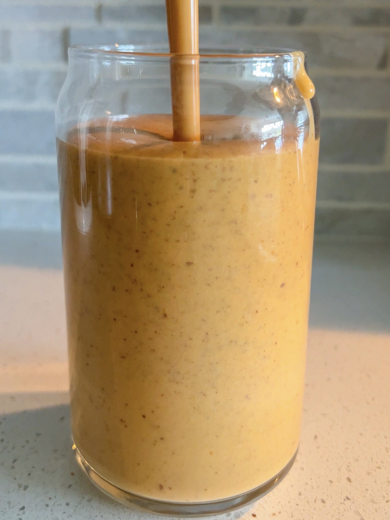 pumpkin protein smoothie or shake