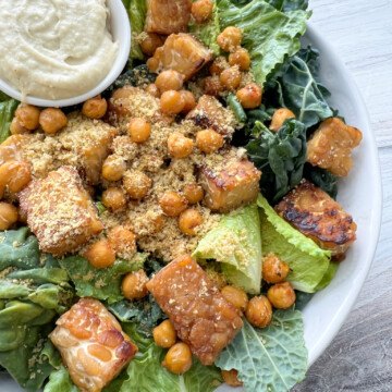 vegan caesar salad