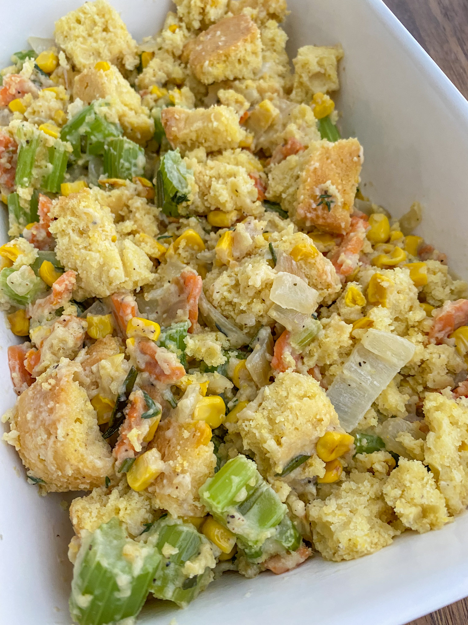 Vegan Cornbread Stuffing