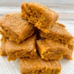 pumpkin blondies