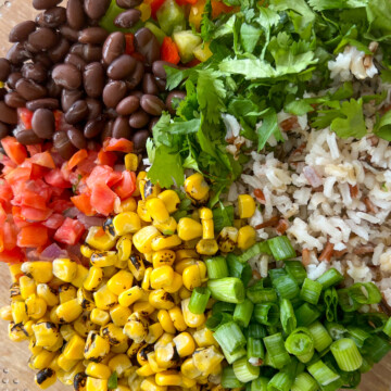 wild rice and black bean salad