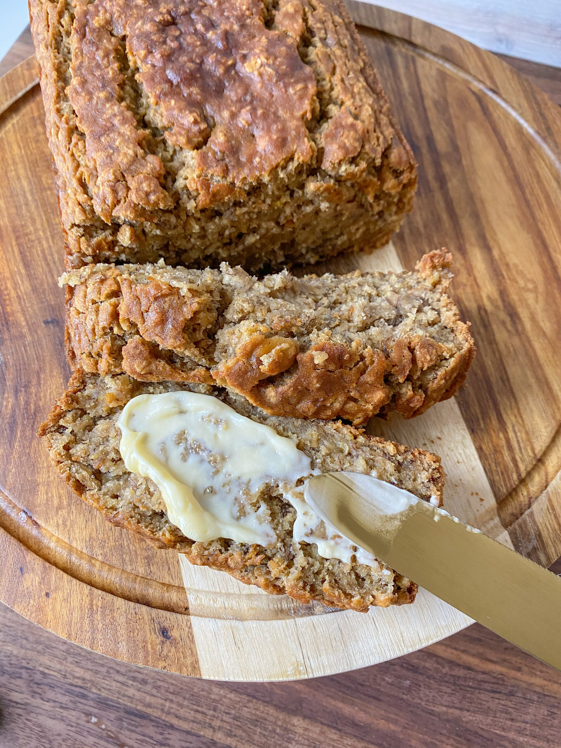 Oatmeal Vegan Banana Bread