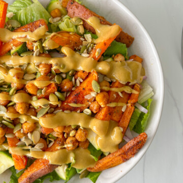 sweet potato and chickpea salad