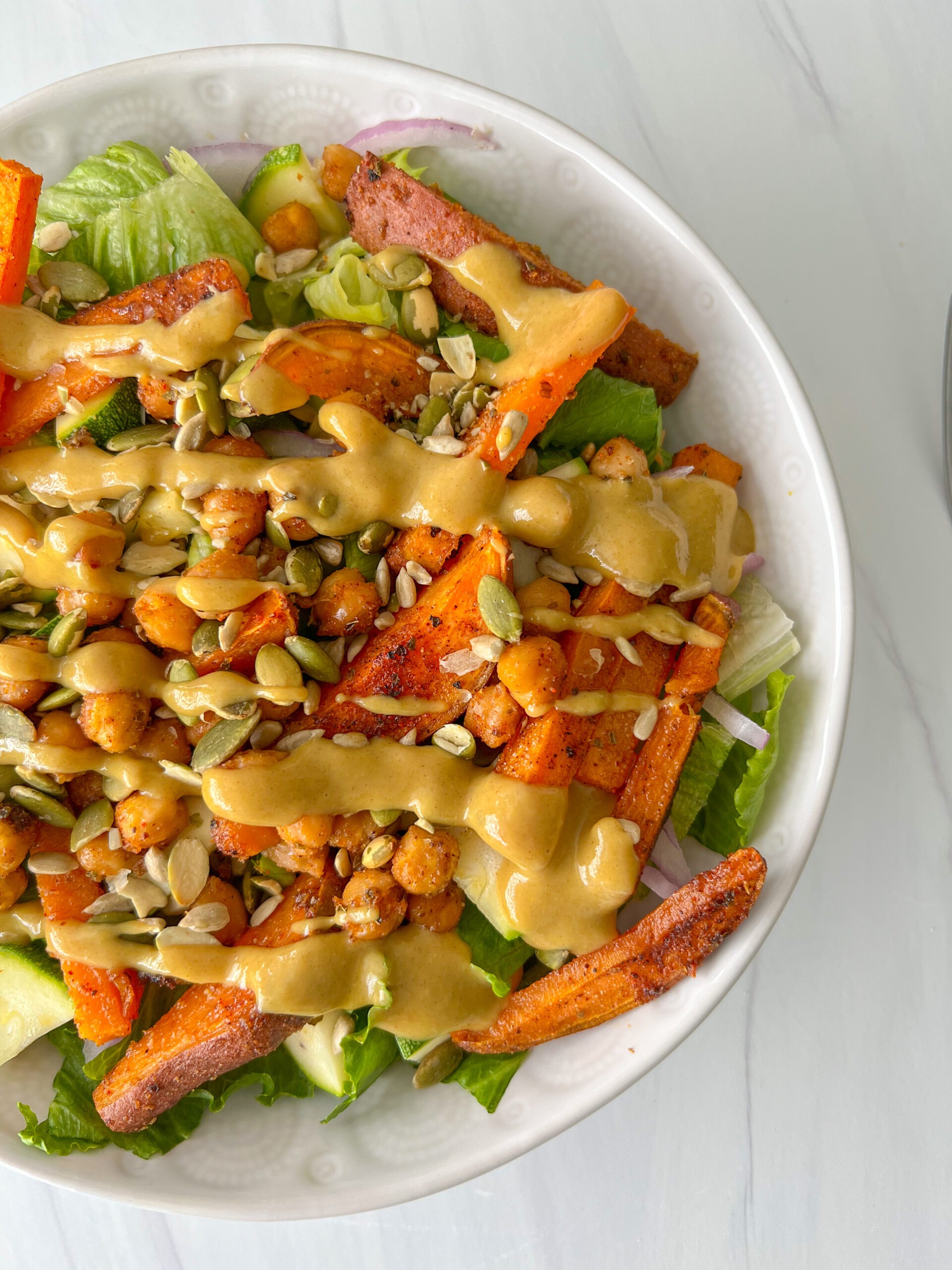 sweet potato and chickpea salad