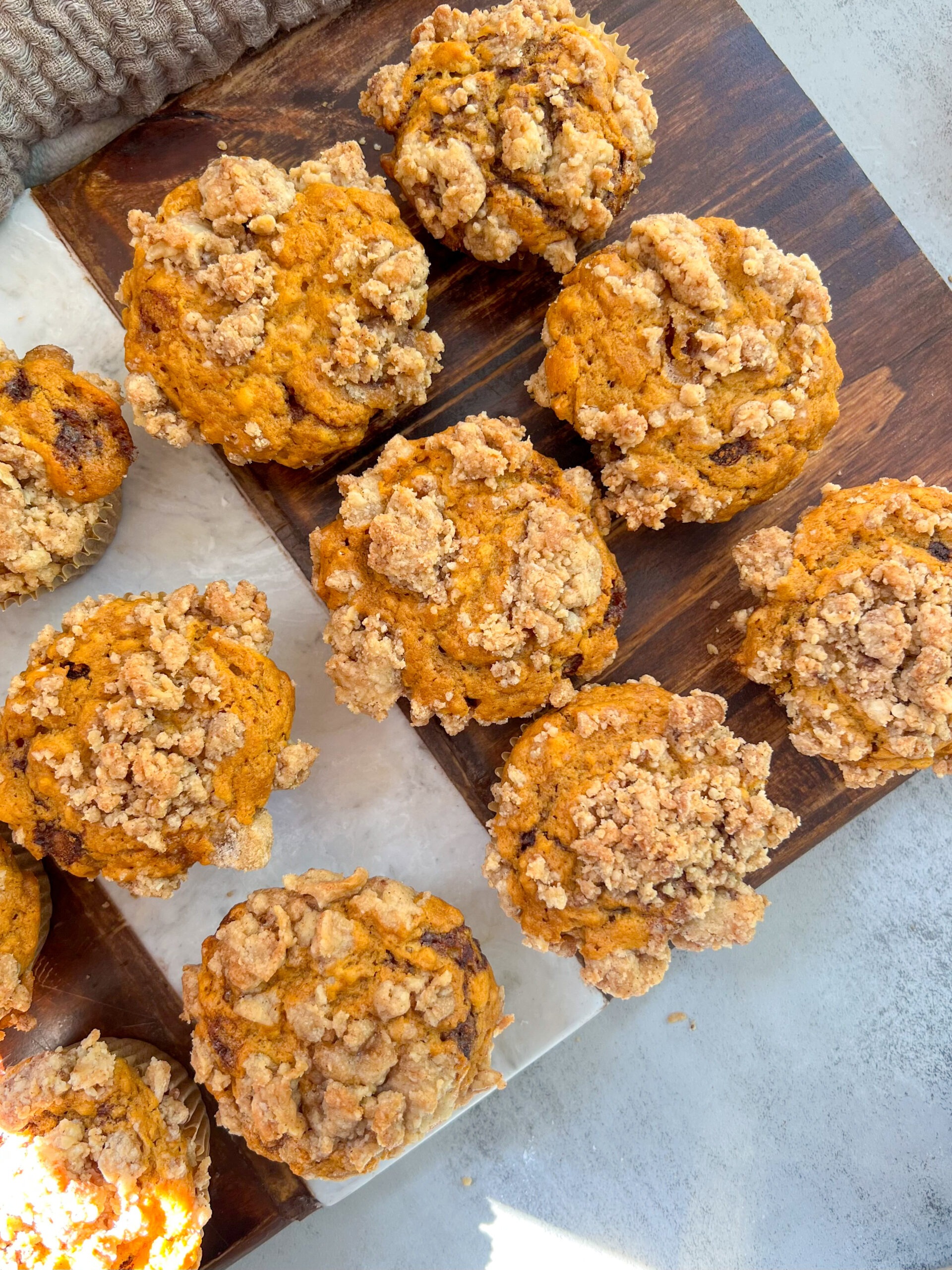 coffee cake cupcakes