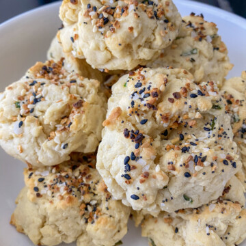 Everything Bagel Vegan Drop Biscuits