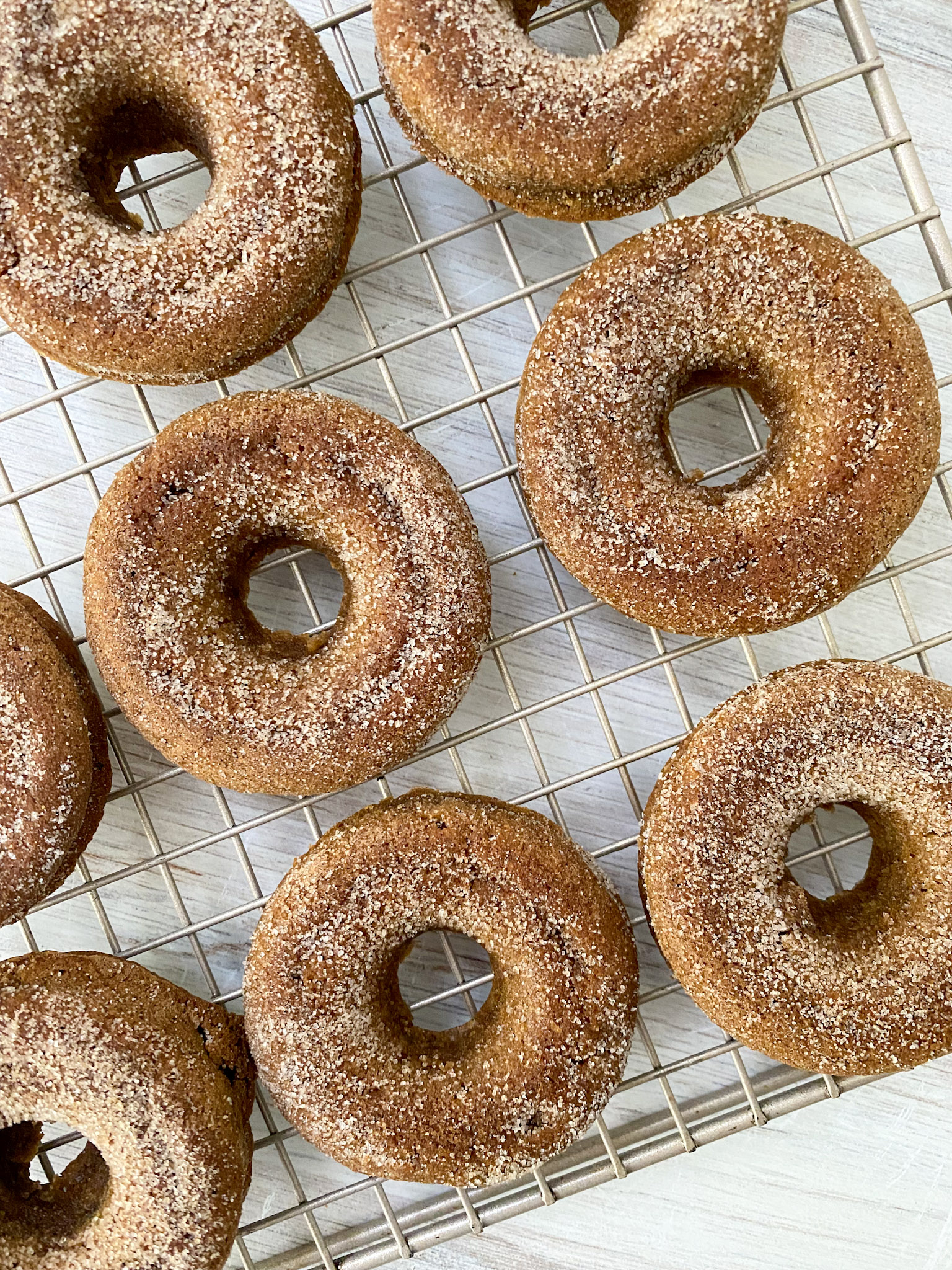 Vegan Apple Cider Donuts with Oat Flour